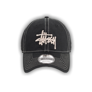 Stussy New Era 9twenty Washed Basic Trucker 'Black'