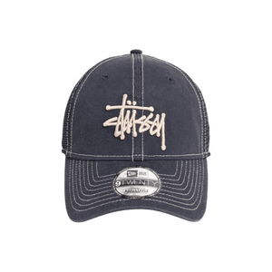 Stussy New Era 9twenty Washed Basic Trucker 'Navy'
