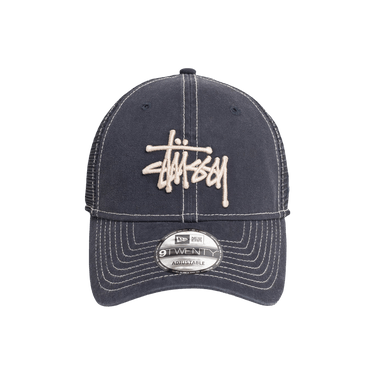 Stussy New Era 9twenty Washed Basic Trucker 'Navy'