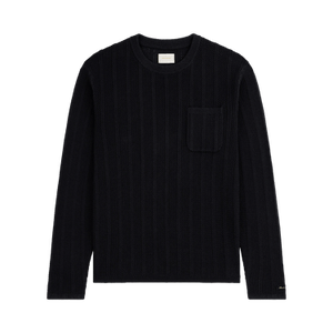 Aimé Leon Dore Racking Stitch Crewneck Sweater 'Jet Black'
