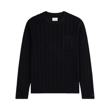 Aimé Leon Dore Racking Stitch Crewneck Sweater 'Jet Black'
