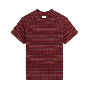 Aimé Leon Dore Jacquard Striped Tee 'Henna'
