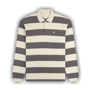 Aimé Leon Dore Striped Crest Rugby 'Coconut Milk'