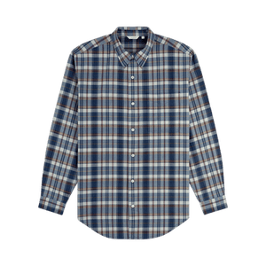 Aimé Leon Dore Washed Madras Shirt 'Navy Plaid'