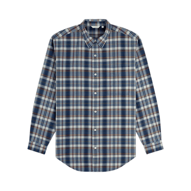 Aimé Leon Dore Washed Madras Shirt 'Navy Plaid'