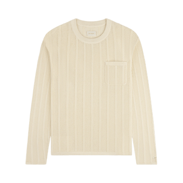 Aimé Leon Dore Racking Stitch Crewneck Sweater 'Cream'