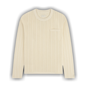 Aimé Leon Dore Racking Stitch Crewneck Sweater 'Cream'