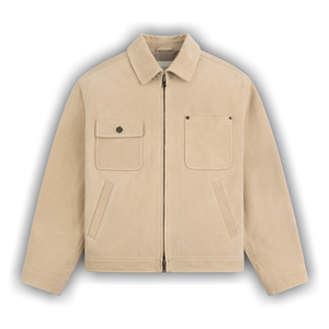 Aimé Leon Dore Leather Ranch Jacket 'Warm Sand'