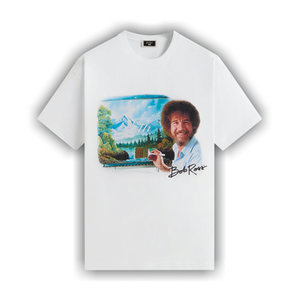 Kith For Bob Ross Portrait Tee 'White'
