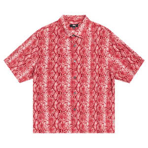 Stussy Python Short-Sleeve Shirt 'Red'