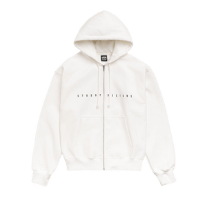 Stussy S Box Zip Hoodie 'Off White'