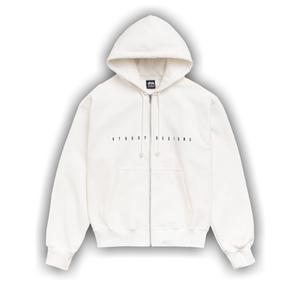 Stussy S Box Zip Hoodie 'Off White'
