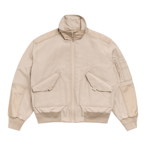 Stussy Mock Neck Flight Bomber 'Khaki'