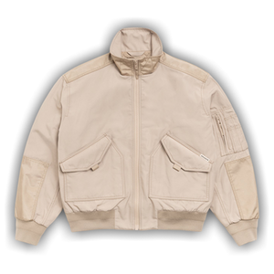 Stussy Mock Neck Flight Bomber 'Khaki'