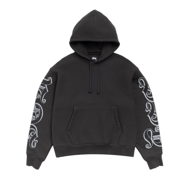 Stussy Motif Print Hoodie 'Black'