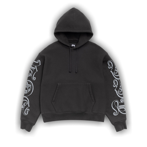 Stussy Motif Print Hoodie 'Black'
