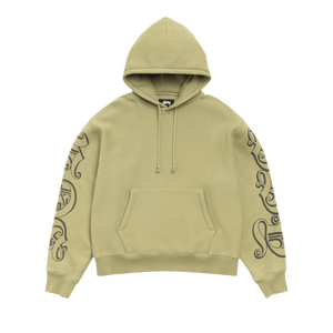 Stussy Motif Print Hoodie 'Moss'