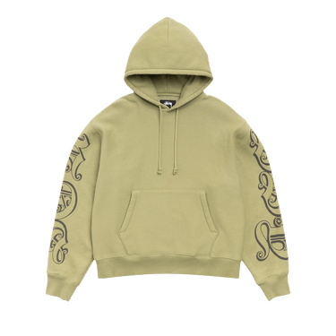 Stussy Motif Print Hoodie 'Moss'