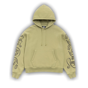 Stussy Motif Print Hoodie 'Moss'