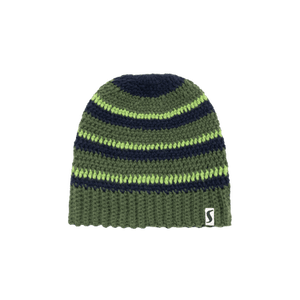 Stussy Stripe Knit Skullcap 'Moss Green'