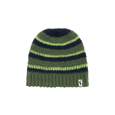 Stussy Stripe Knit Skullcap 'Moss Green'