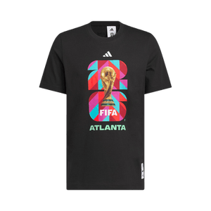 Adidas FIFA World Cup 26 Host City Atlanta Graphic T-Shirt 'Black'