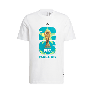 Adidas FIFA World Cup 26 Host City Dallas Graphic T-Shirt 'White'