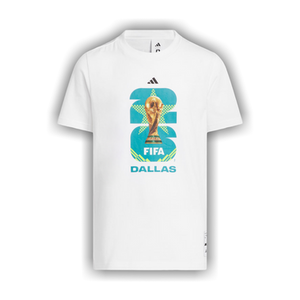 Adidas FIFA World Cup 26 Host City Dallas Graphic T-Shirt 'White'
