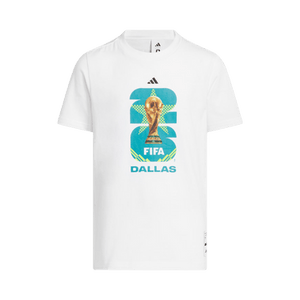 Adidas FIFA World Cup 26 Host City Dallas Graphic T-Shirt 'White'