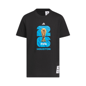 Adidas FIFA World Cup 26 Host City Houston Graphic T-Shirt 'Black'