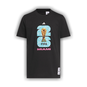 Adidas FIFA World Cup 26 Host City Miami Graphic T-Shirt 'Black'