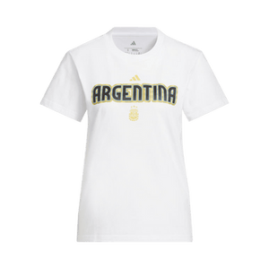 Adidas World Cup 26 Argentina Home Graphic Tee 'White'