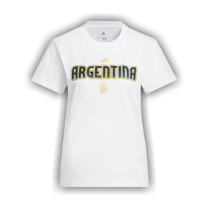 Adidas World Cup 26 Argentina Home Graphic Tee 'White'
