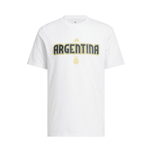 Adidas World Cup 26 Argentina Home Graphic Tee 'White'