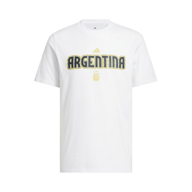 Adidas World Cup 26 Argentina Home Graphic Tee 'White'