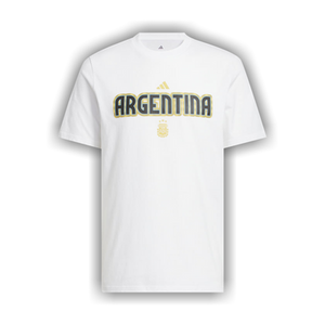 Adidas World Cup 26 Argentina Home Graphic Tee 'White'