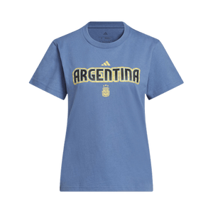 Adidas World Cup 26 Argentina Home Graphic Tee 'Crew Blue'
