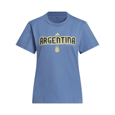Adidas World Cup 26 Argentina Home Graphic Tee 'Crew Blue'