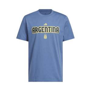 Adidas World Cup 26 Argentina Home Graphic Tee 'Crew Blue'