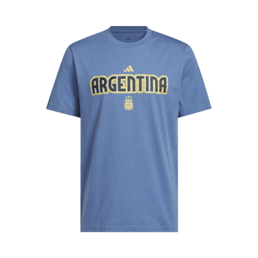 Adidas World Cup 26 Argentina Home Graphic Tee 'Crew Blue'