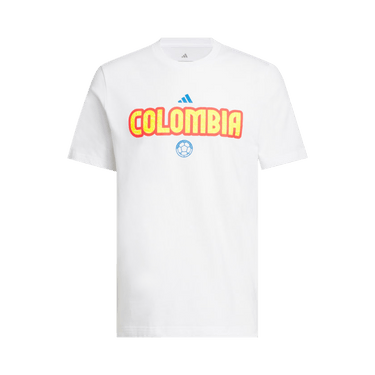Adidas World Cup 26 Colombia Home Graphic Tee 'White'