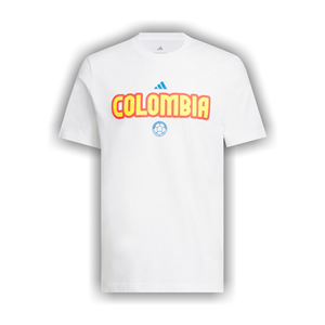 Adidas World Cup 26 Colombia Home Graphic Tee 'White'