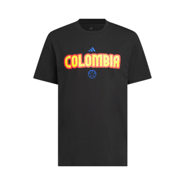 Adidas World Cup 26 Colombia Home Graphic Tee 'Black'