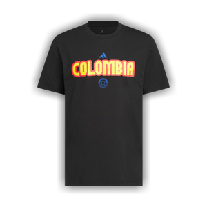 Adidas World Cup 26 Colombia Home Graphic Tee 'Black'