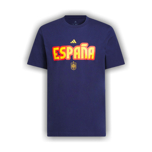 Adidas World Cup 26 Spain Home Graphic Tee 'Dark Blue'