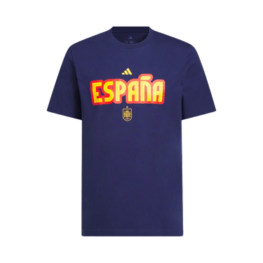 Adidas World Cup 26 Spain Home Graphic Tee 'Dark Blue'