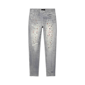 PURPLE BRAND Jewel Print 'Light Indigo'