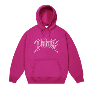 Palace Le Script Hood 'Heavy Pink'