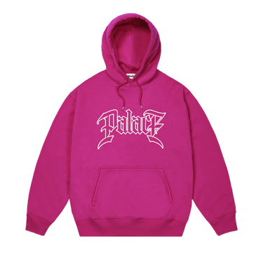 Palace Le Script Hood 'Heavy Pink'