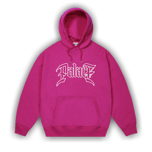 Palace Le Script Hood 'Heavy Pink'